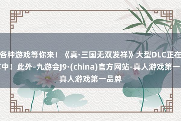 各种游戏等你来！《真·三国无双发祥》大型DLC正在制作中！此外-九游会J9·(china)官方网站-真人游戏第一品牌