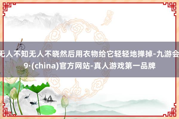 无人不知无人不晓然后用衣物给它轻轻地掸掉-九游会J9·(china)官方网站-真人游戏第一品牌
